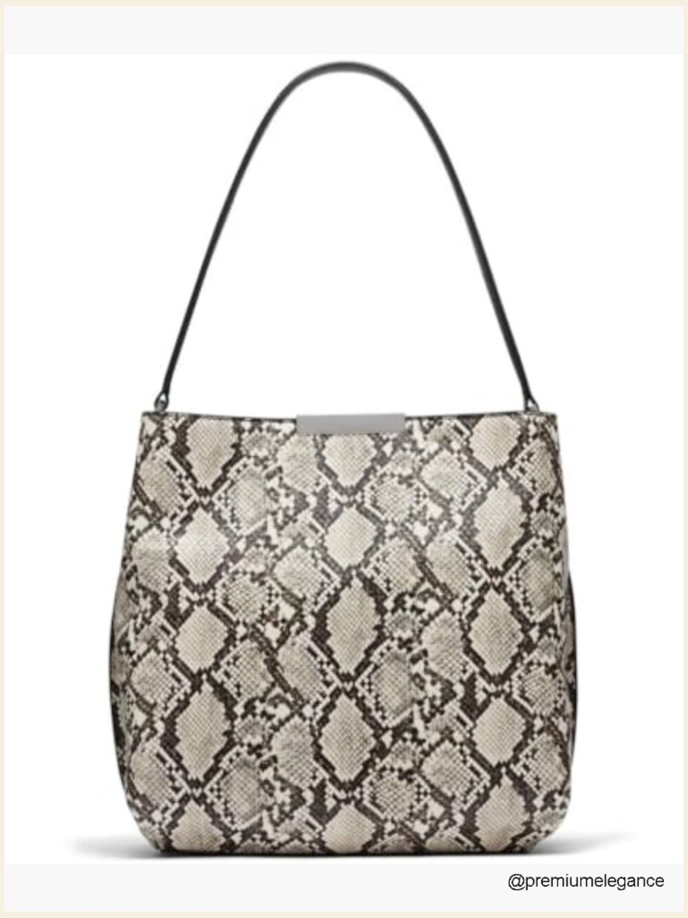 Triple Compartment Bucket Handbag Shoulder Bag Top Handle - Picture 3 of 7
